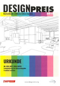 SDrucker Ba23030614201 Designpreis für Deutschland schönste Zahnarztpraxis