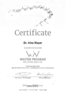 Certficate Masterorogramm Certficate Masterorogramm